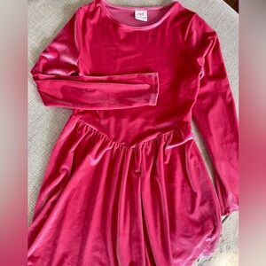 Zara Pink Velvet Dress 11/12
